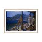 Naval Bath House - Eugene Jansson Fine Art Print, Framed Painting Nude Men