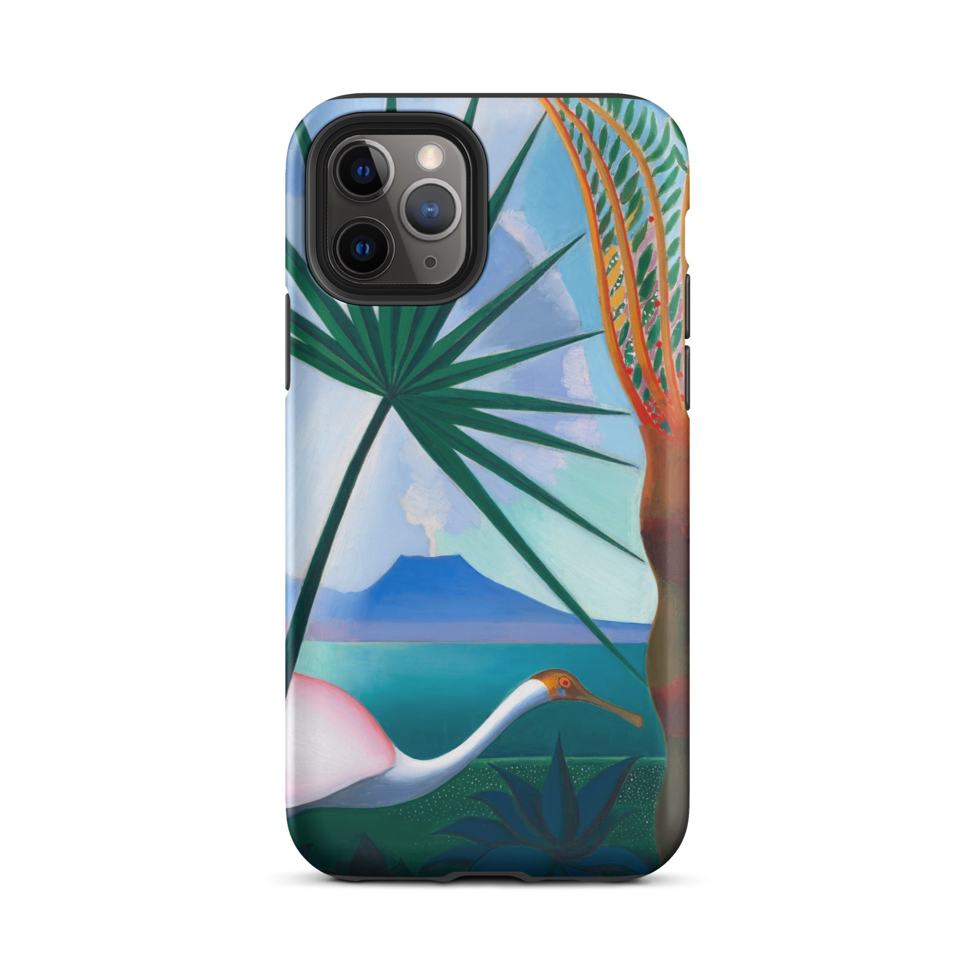 Neapolitan Song Joseph Stella Iphone Case, 11 Pro / Matte, Phone Case Tropical Bird Design