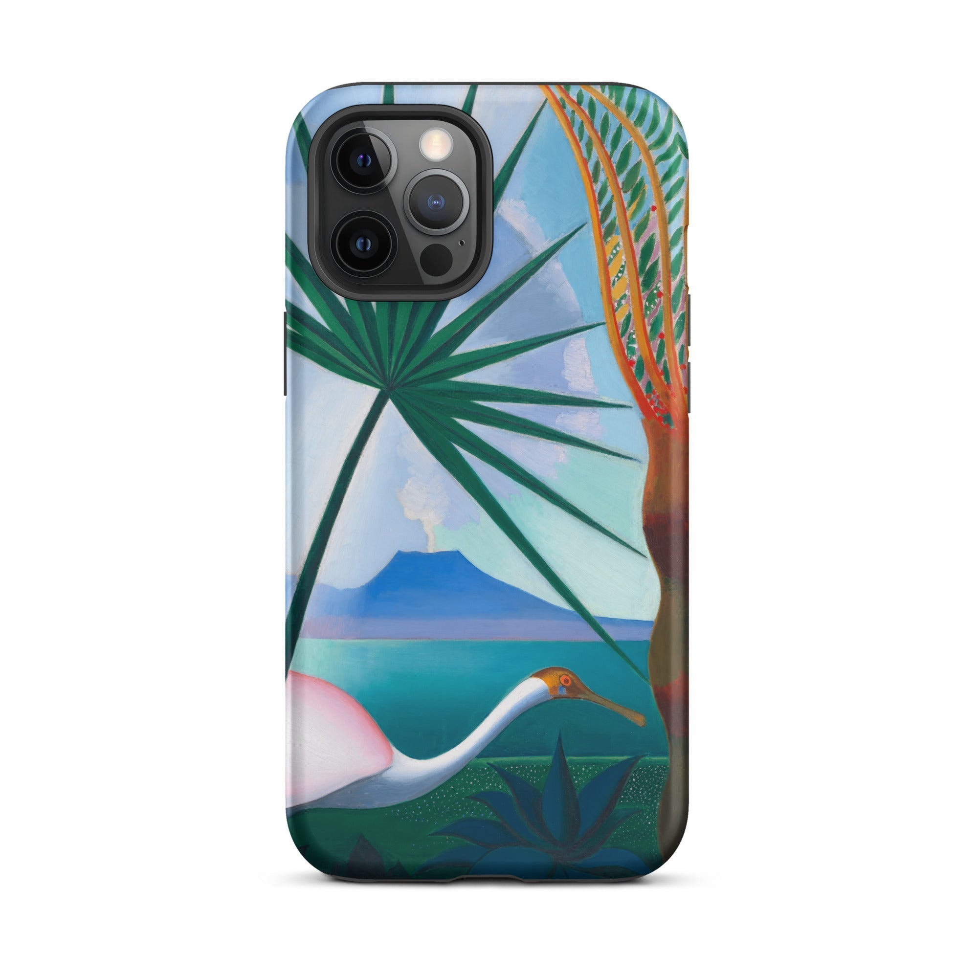 Neapolitan Song Joseph Stella Iphone Case, 12 Pro Max / Matte, Phone Case Tropical Bird Art