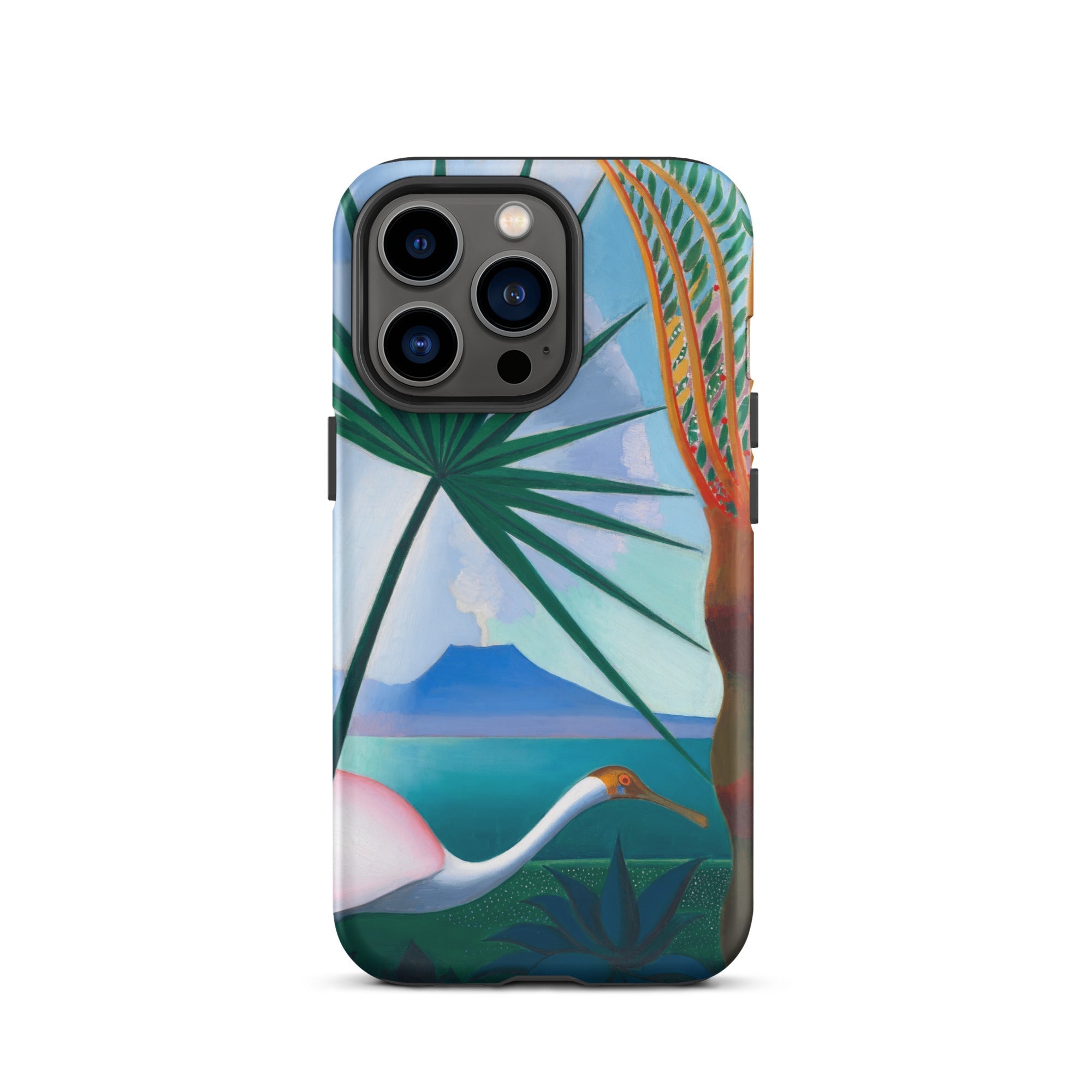 Neapolitan Song Joseph Stella Iphone Case, 13 Pro / Matte, Phone Case Tropical Bird Landscape Design