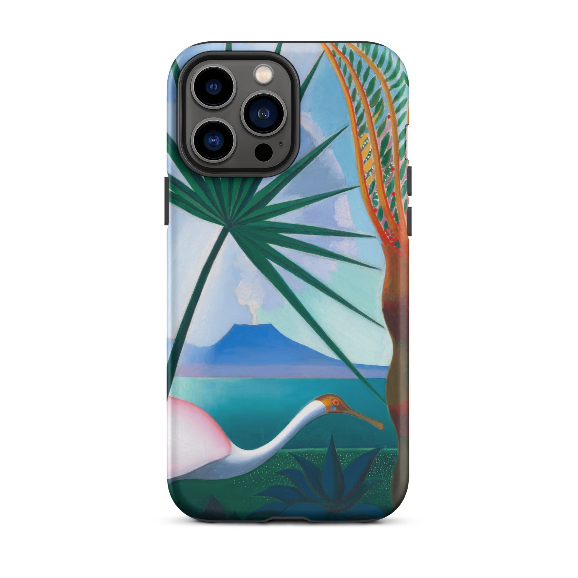 Neapolitan Song Joseph Stella Iphone Case, 13 Pro Max / Matte, Phone Case Tropical Bird Design