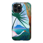 Neapolitan Song - Joseph Stella Iphone Case, 13 Pro Max / Matte, Iphone Case Tropical Scene White Bird Palm Fronds
