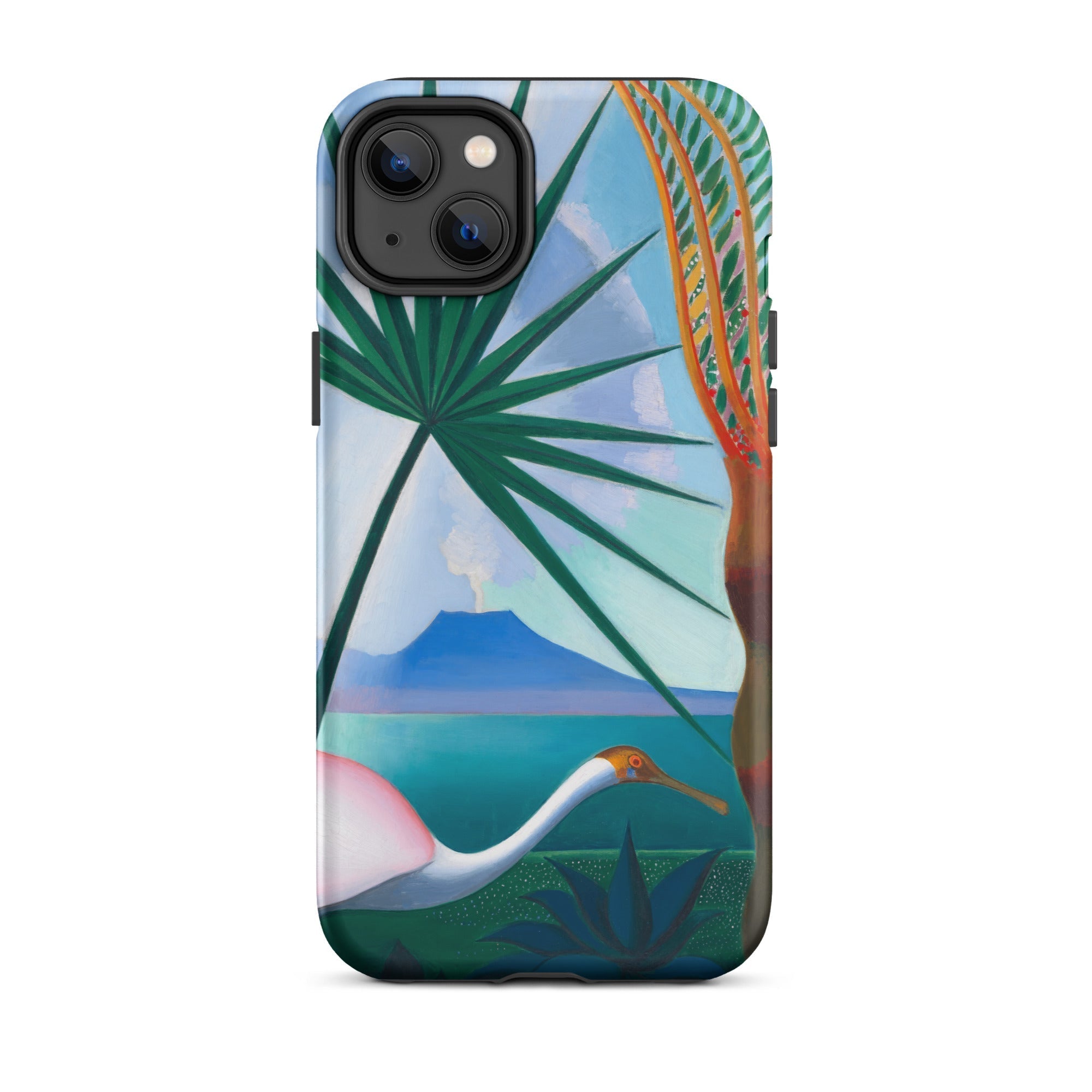 Neapolitan Song Joseph Stella Iphone Case, 14 Plus / Matte, Phone Case Tropical Bird Art