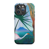 Neapolitan Song - Joseph Stella Iphone Case, 16 Pro Max / Matte, Phone Case Tropical Bird Scene