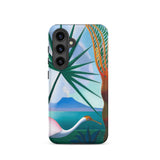 Neapolitan Song - Joseph Stella Samsung Case, Galaxy S24 / Matte, Phone Case Vibrant Tropical Bird Landscape Design
