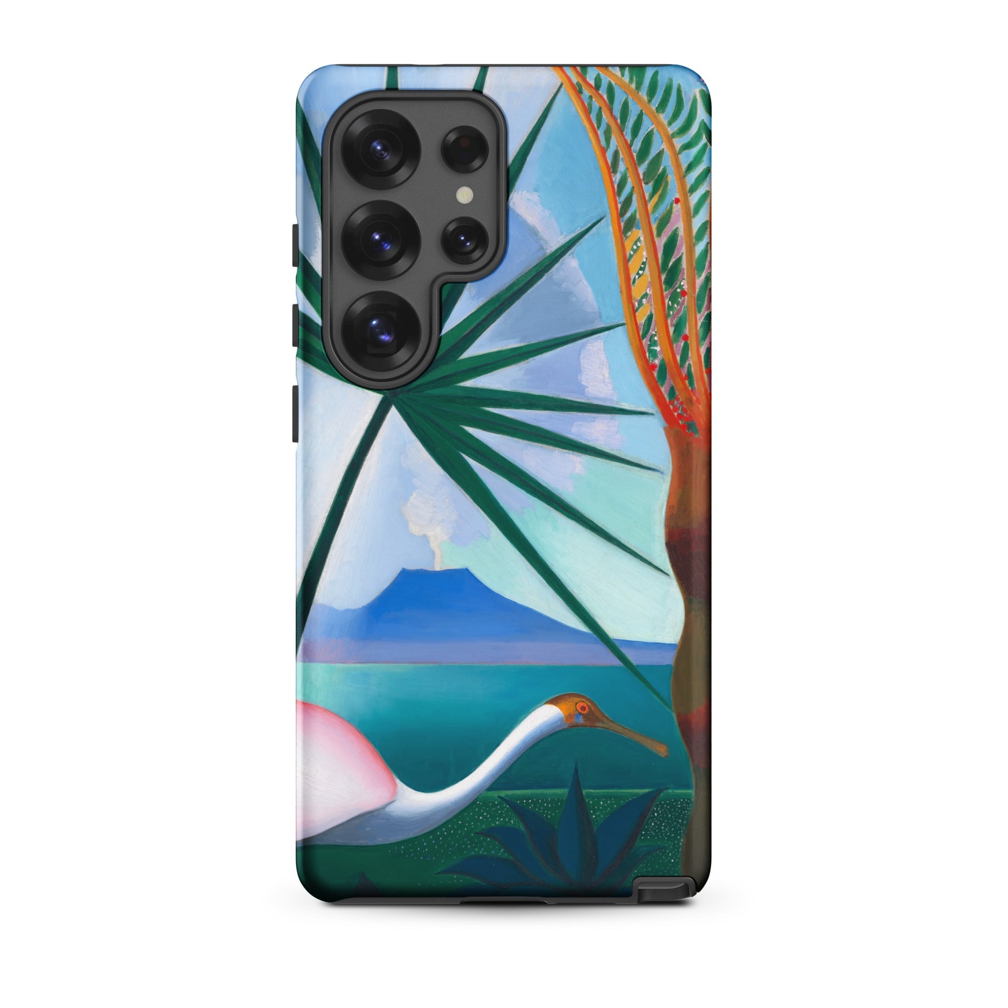 Neapolitan Song - Joseph Stella Samsung Case, Galaxy S25 Ultra / Matte, Smartphone Case Vibrant Nature-inspired Illustration