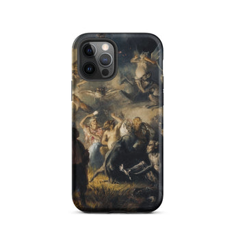 Night on Bald Mountain - Illarion Pryanishnikov Iphone Case, 12 Pro / Matte, Black Iphone Case Chaotic Dark-toned Painting Mythical
