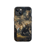 Night on Bald Mountain - Illarion Pryanishnikov Iphone Case, 14 / Matte, Black Phone Case Dark Chaotic Painting Mythological Figures