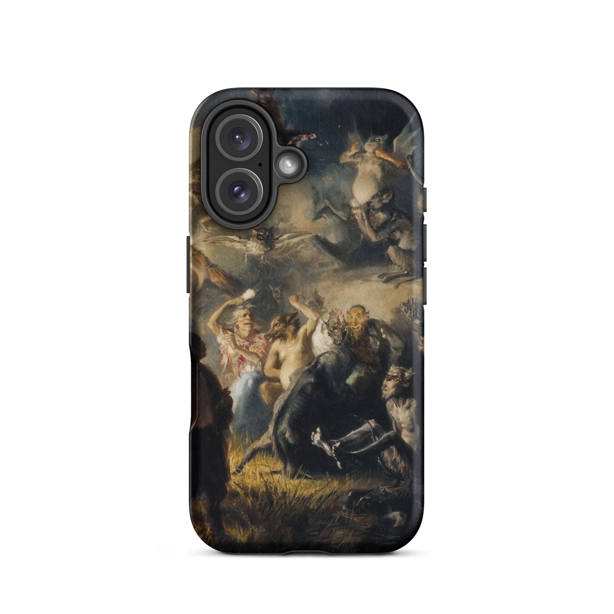 Night on Bald Mountain Illarion Pryanishnikov Iphone Case, 16 / Matte, Black Iphone Case Adorned Classical Painting Chaotic Scene