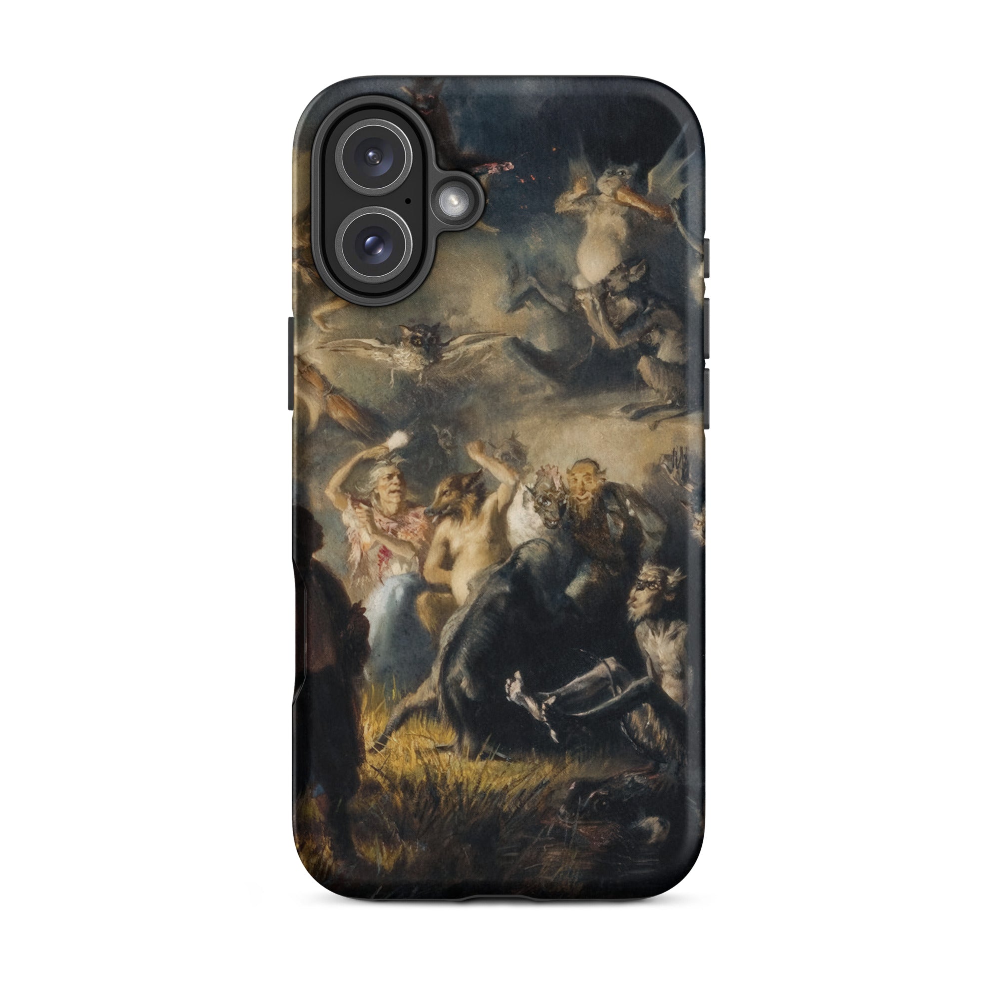 Night on Bald Mountain Illarion Pryanishnikov Iphone Case, 16 Plus / Matte, Phone Case Painting Witch’s Sabbath