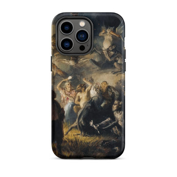Night on Bald Mountain - Illarion Pryanishnikov Phone Case Iphone 14 Pro Max / Matte Iphone Painting Witches Sabbath Case Pryanishnikov