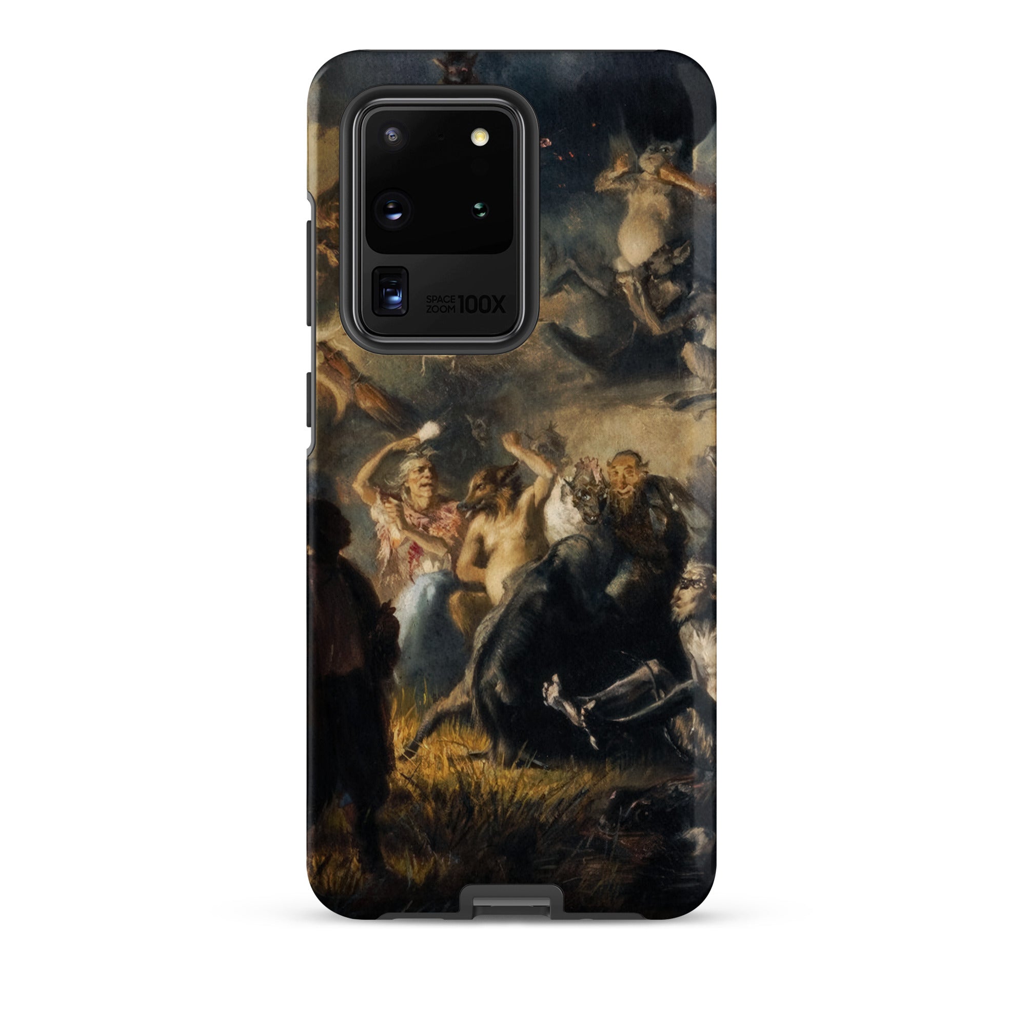 Night on Bald Mountain Illarion Pryanishnikov Samsung Case, Galaxy S20 Ultra / Matte, Smartphone Case Classical Painting Chaotic