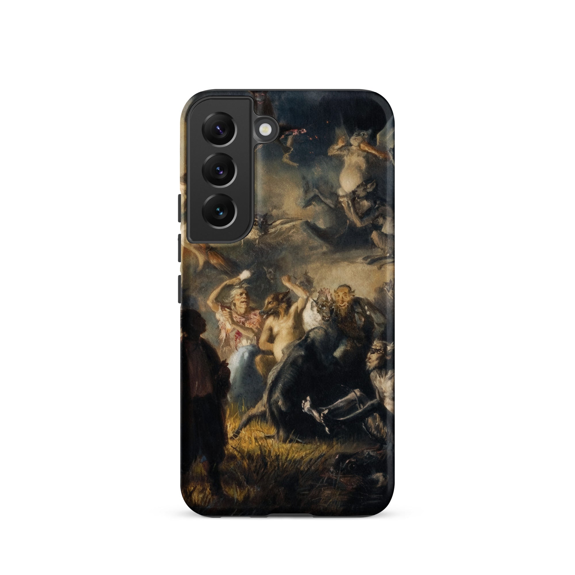Night on Bald Mountain Illarion Pryanishnikov Samsung Case, Galaxy S22 / Matte, Phone Case Detailed Classical Painting Chaotic Scene