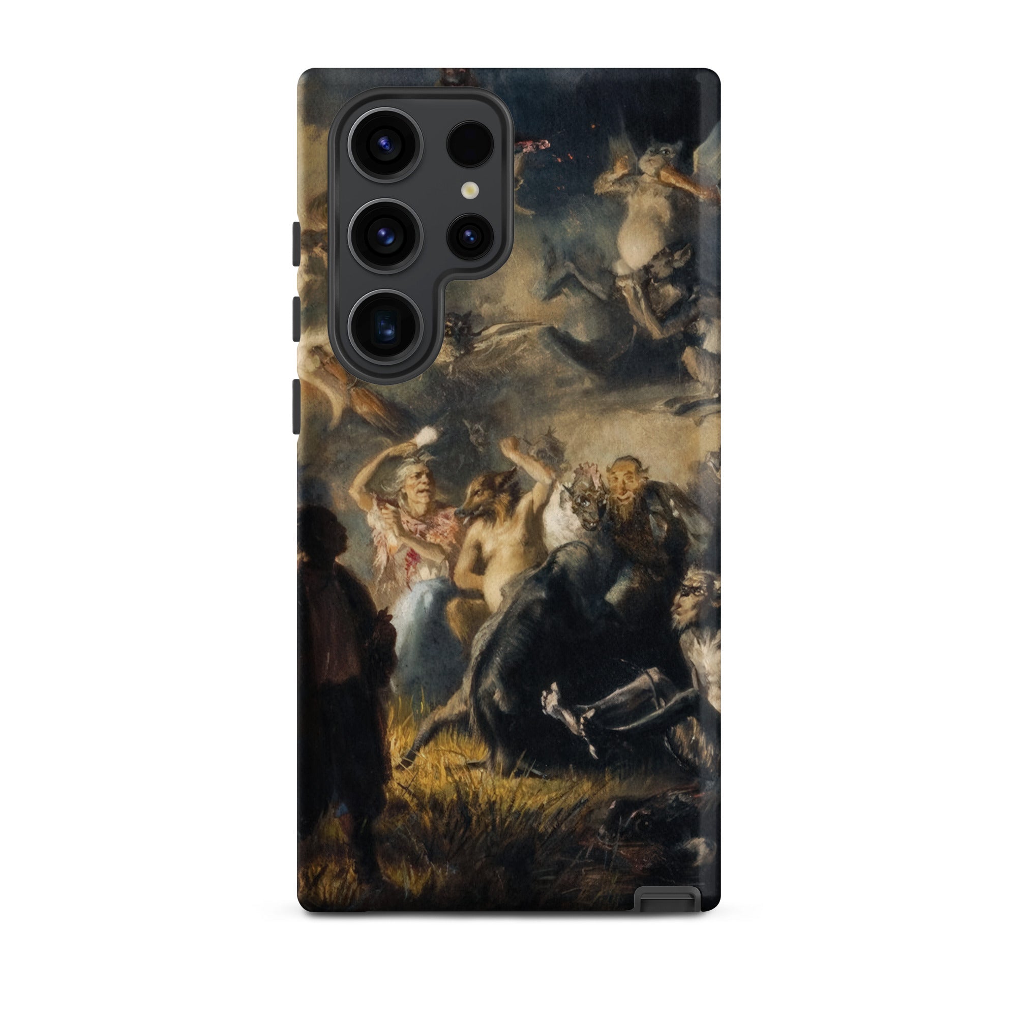 Night on Bald Mountain Illarion Pryanishnikov Samsung Case, Galaxy S23 Ultra / Matte, Smartphone Case Classical Painting Chaotic Scene