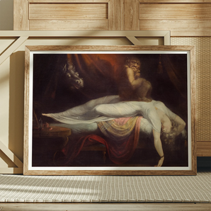 The Nightmare - Johann Heinrich Fussli Art Print, Framed Print Nightmare Painting