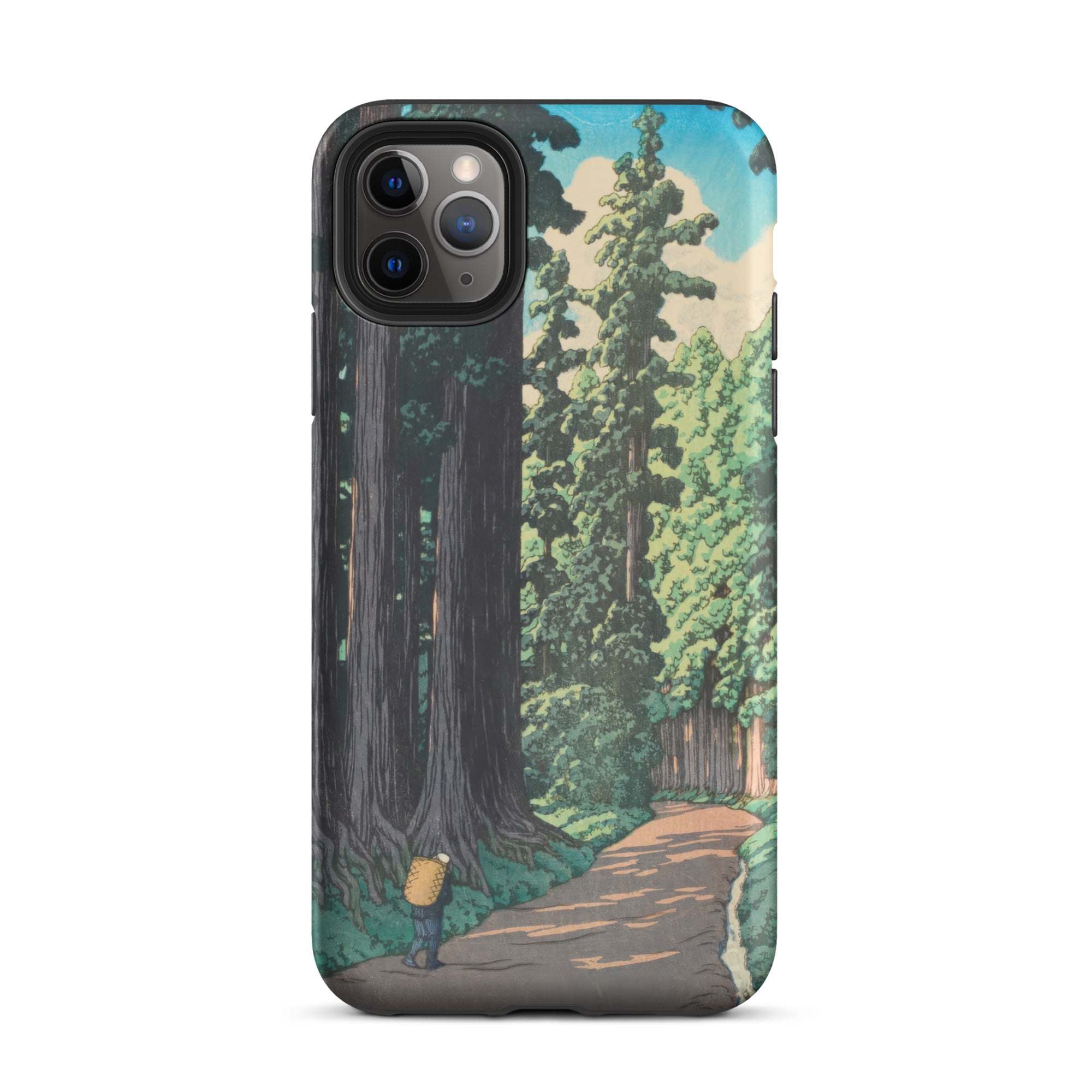 Nikko Gaido Hasui Kawase Iphone Case, 11 Pro Max / Matte, Iphone Scenic Forest Path Trees Case