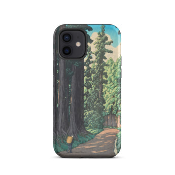 Nikko Gaido - Hasui Kawase Iphone Case, 12 / Matte, Iphone 13 Nature-themed Case Tall Trees Person