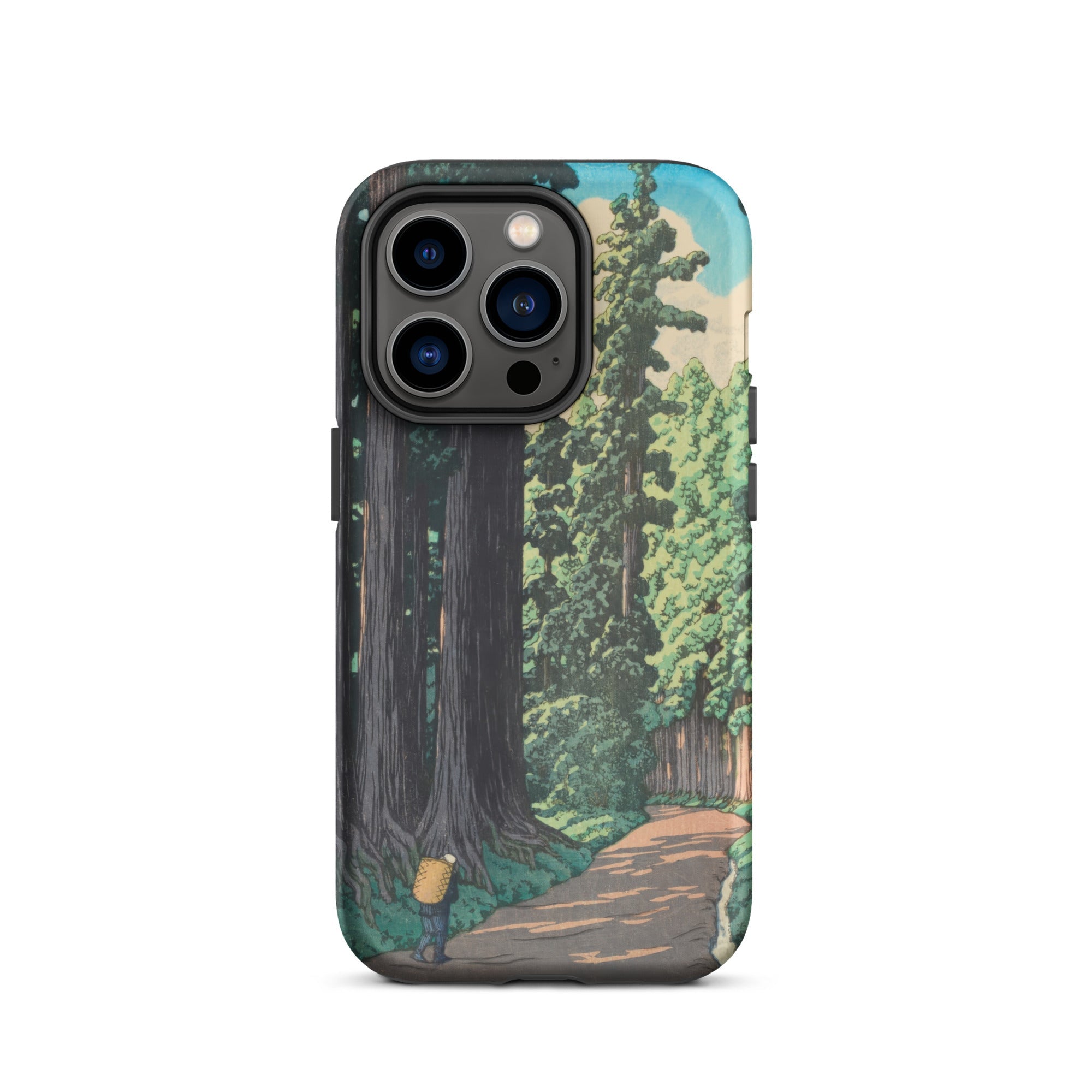 Nikko Gaido Hasui Kawase Iphone Case, 14 Pro / Matte, Iphone Forest Path Themed Case