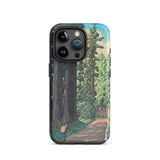 Nikko Gaido - Hasui Kawase Iphone Case, 15 Pro / Matte, Smartphone Scenic Forest Path Case