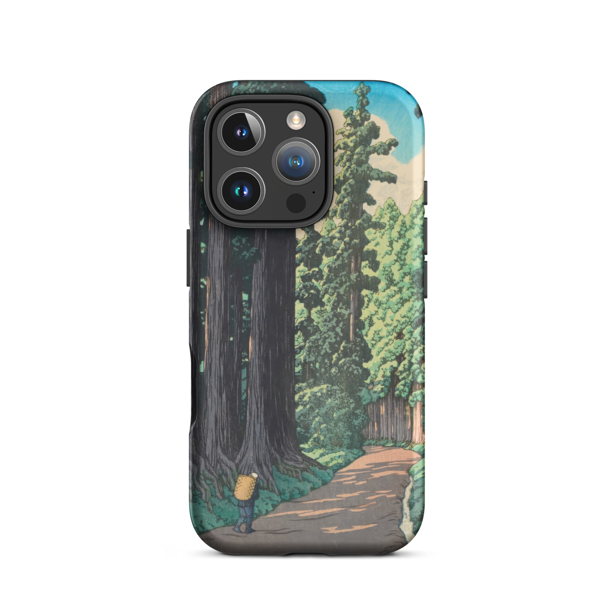 Nikko Gaido Hasui Kawase Iphone Case, 16 Pro / Matte, Iphone Case Japanese Style Forest Path Design