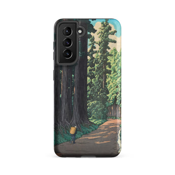 Nikko Gaido - Hasui Kawase Samsung Case, Galaxy S21 Fe / Matte, Phone Case Nature Scene Design