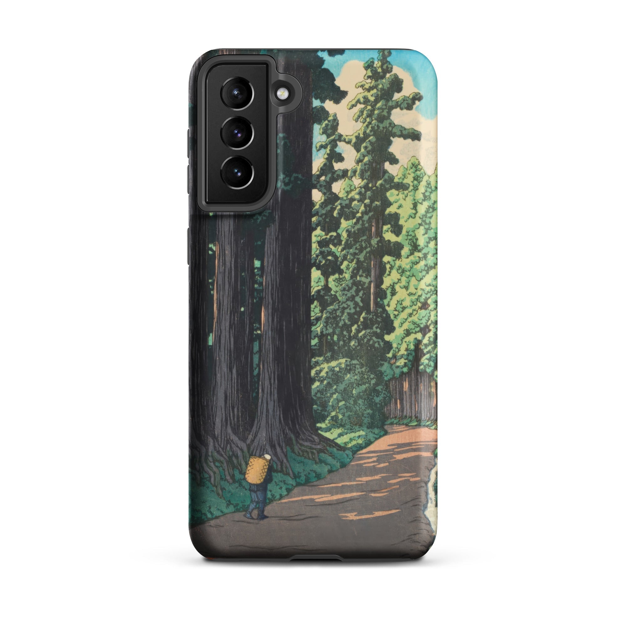 Nikko Gaido Hasui Kawase Samsung Case, Galaxy S21 Plus / Matte, Smartphone Forest Themed Protective Case