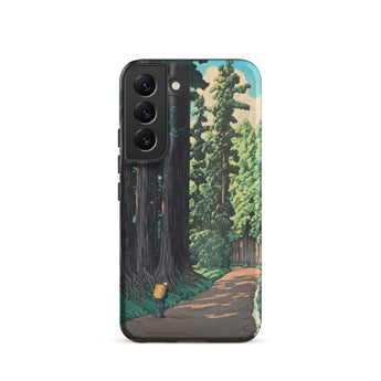 Nikko Gaido - Hasui Kawase Samsung Case, Galaxy S22 / Matte, Smartphone Forest Path Design