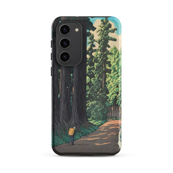 Nikko Gaido - Hasui Kawase Samsung Case, Galaxy S23 Plus / Matte, Black Smartphone Nature-themed Case