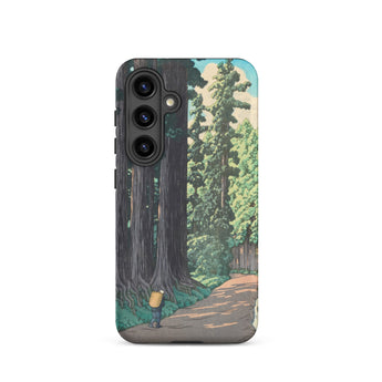 Nikko Gaido - Hasui Kawase Samsung Case, Galaxy S24 / Matte, Smartphone Case Nature Scene Illustration