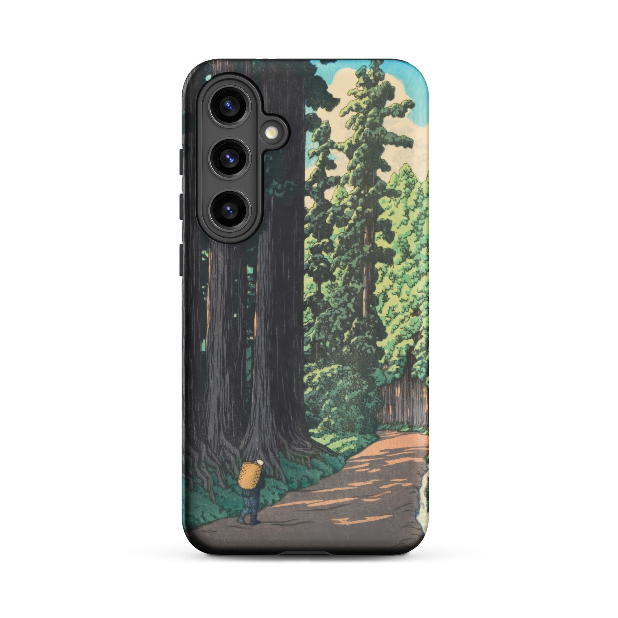 Nikko Gaido Hasui Kawase Samsung Case, Galaxy S24 Plus / Matte, Smartphone Case Nature Themed Illustration
