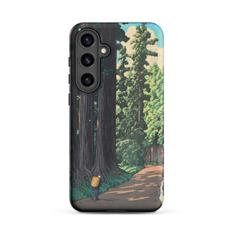 Nikko Gaido - Hasui Kawase Samsung Case, Galaxy S24 Plus / Matte, Smartphone Case Nature-themed Illustration