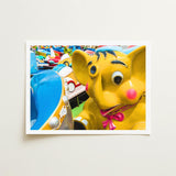 No Dumbo - Yellow Elephant Carnival Ride Art Print / Canvas Three Giclée, Waking Dream Prints