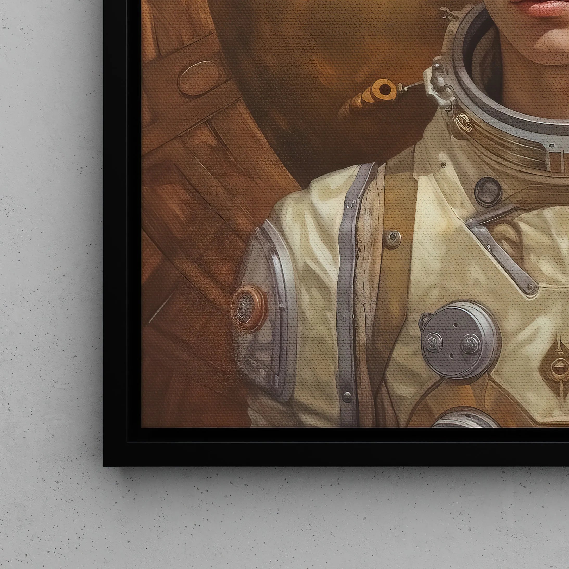 Noah The Gay Astronaut Art Print - Lgbtq Framed Canvas - Posters Prints & Visual Artwork - Aesthetic Art