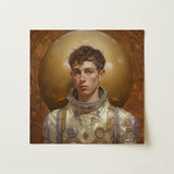 Noah - Handsome Gay Astronaut Art Print / Canvas, Gay Astronaut Aesthetic, Handsome Gay Astronaut, Gayest Astronaut