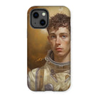 Noah - Handsome Gay Astronaut Iphone Case, 13 / Matte, Phone Case Artwork Young Astronaut Curly Hair