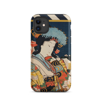 Noble Woman - Toyohara Kunichika Ukiyo-e Iphone Case, 11 / Matte, Japanese Art Phone Case