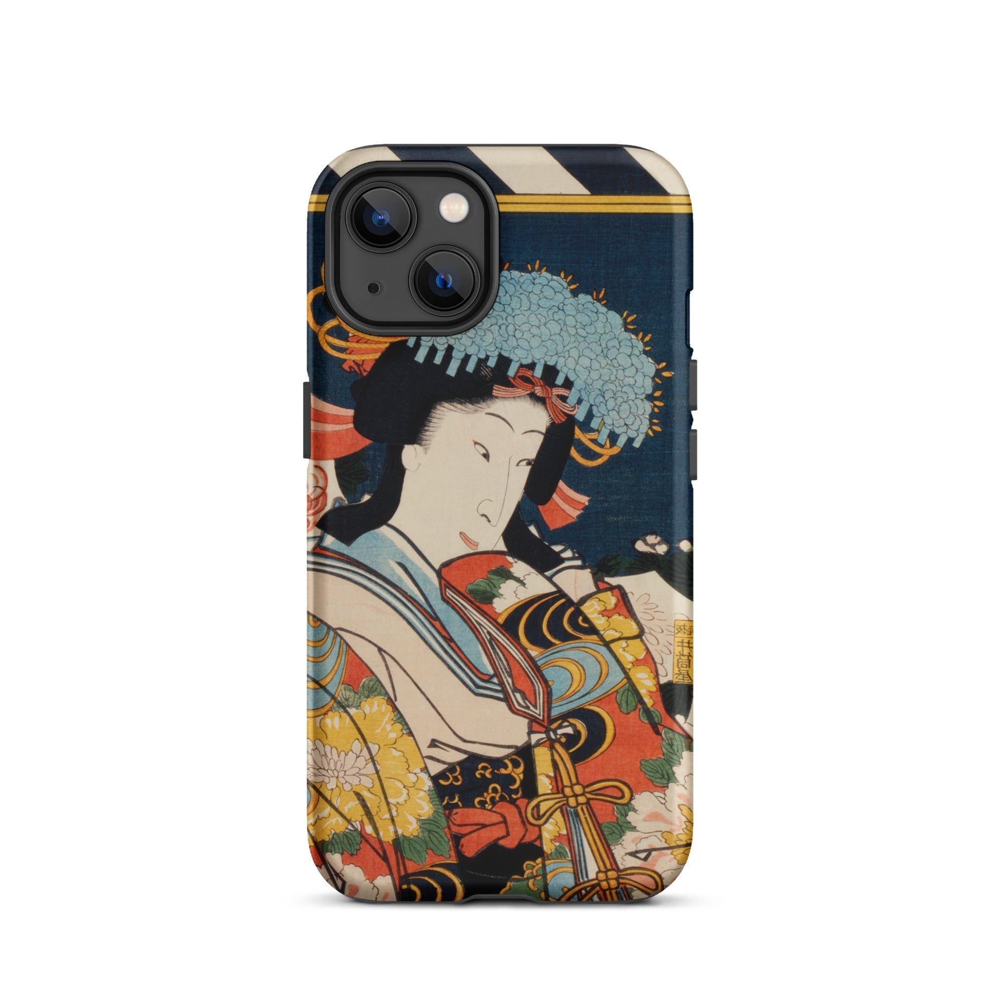 Noble Woman - Toyohara Kunichika Ukiyo-e Iphone Case, 13 / Matte, Japanese Art Phone Case