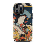 Noble Woman - Toyohara Kunichika Ukiyo-e Iphone Case, 13 Pro Max / Matte, Japanese Art Phone Case
