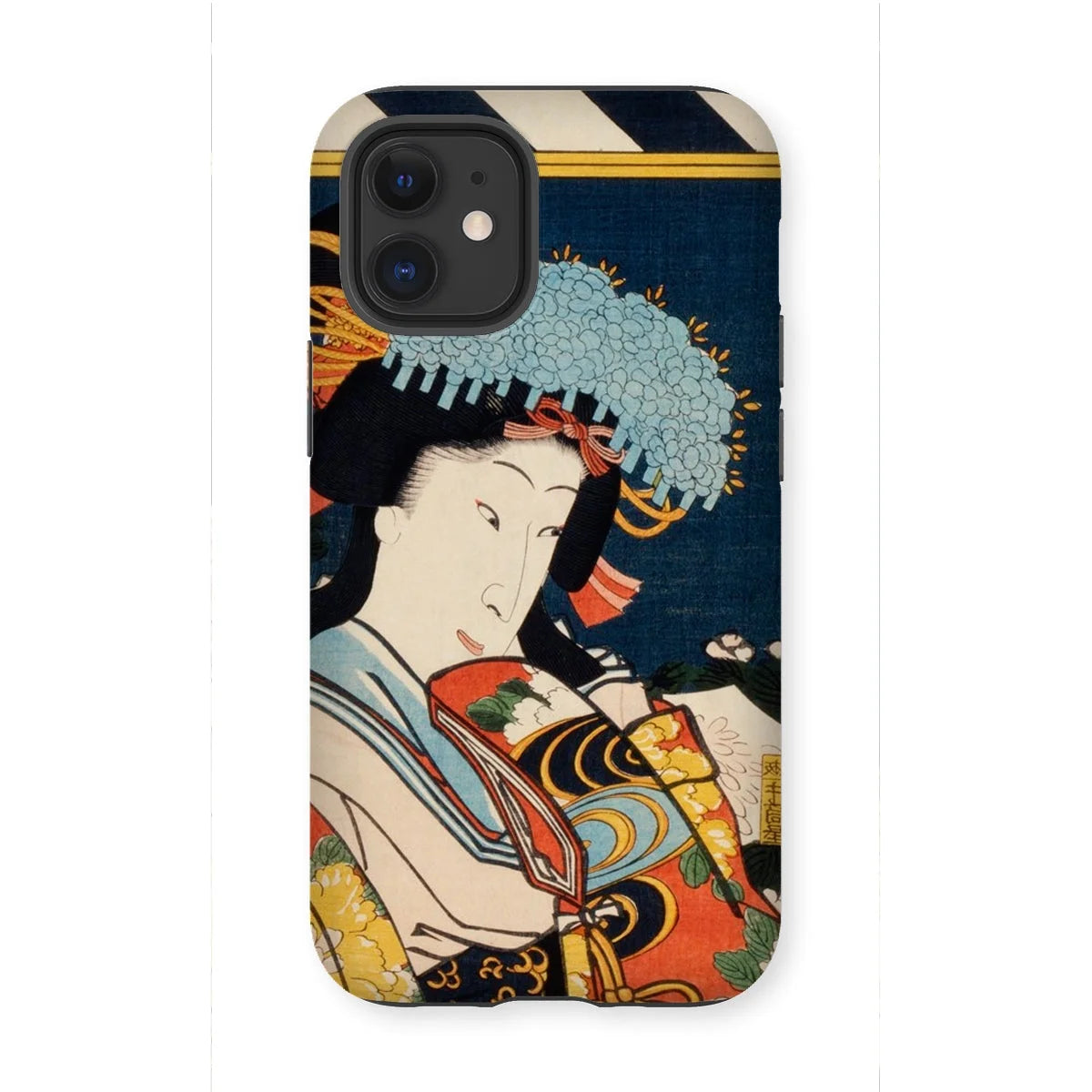 Noble Woman - Toyohara Kunichika Ukiyo-e Iphone Case 12 Mini / Gloss Mobile Phone Cases