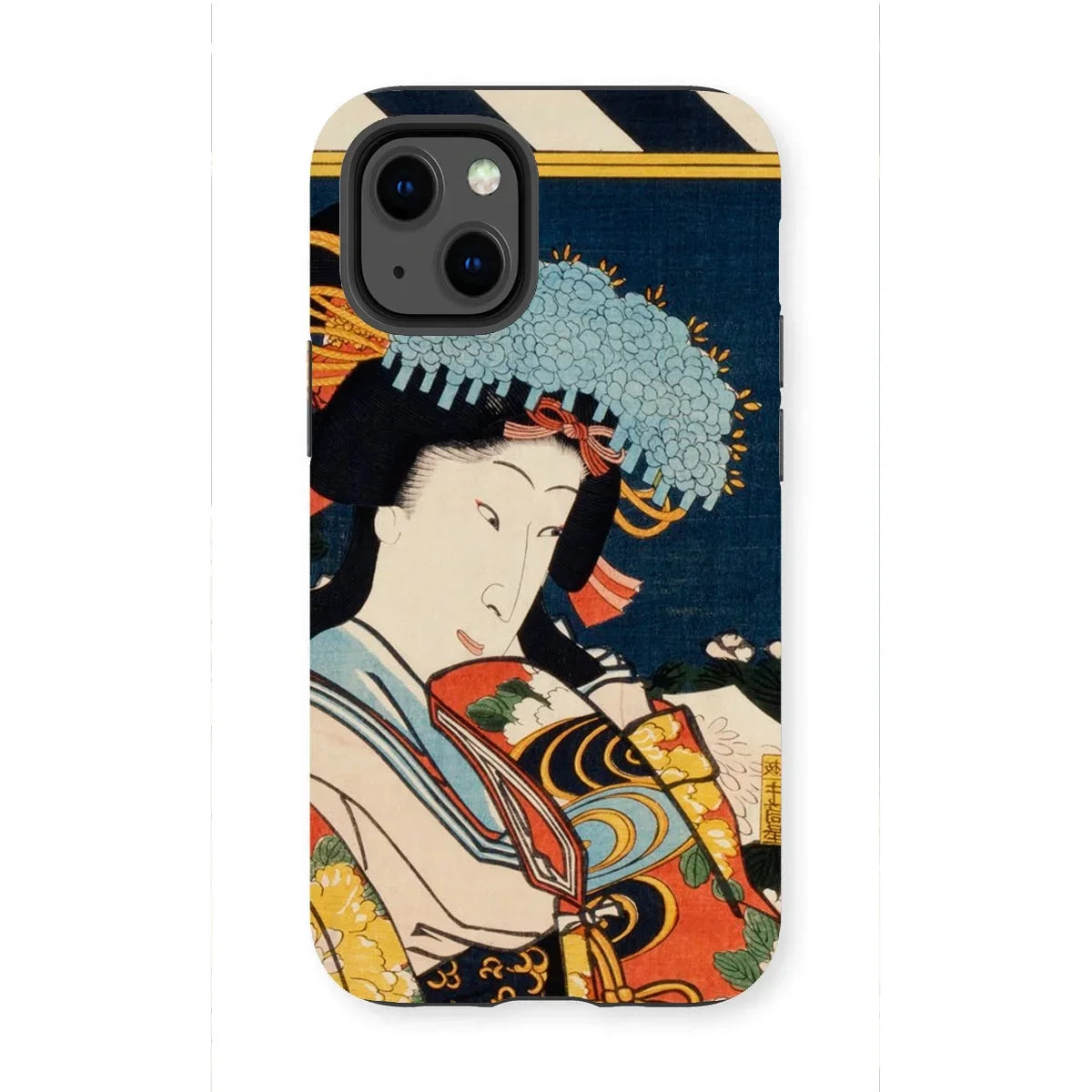 Noble Woman - Toyohara Kunichika Ukiyo-e Iphone Case - 13 Mini / Gloss