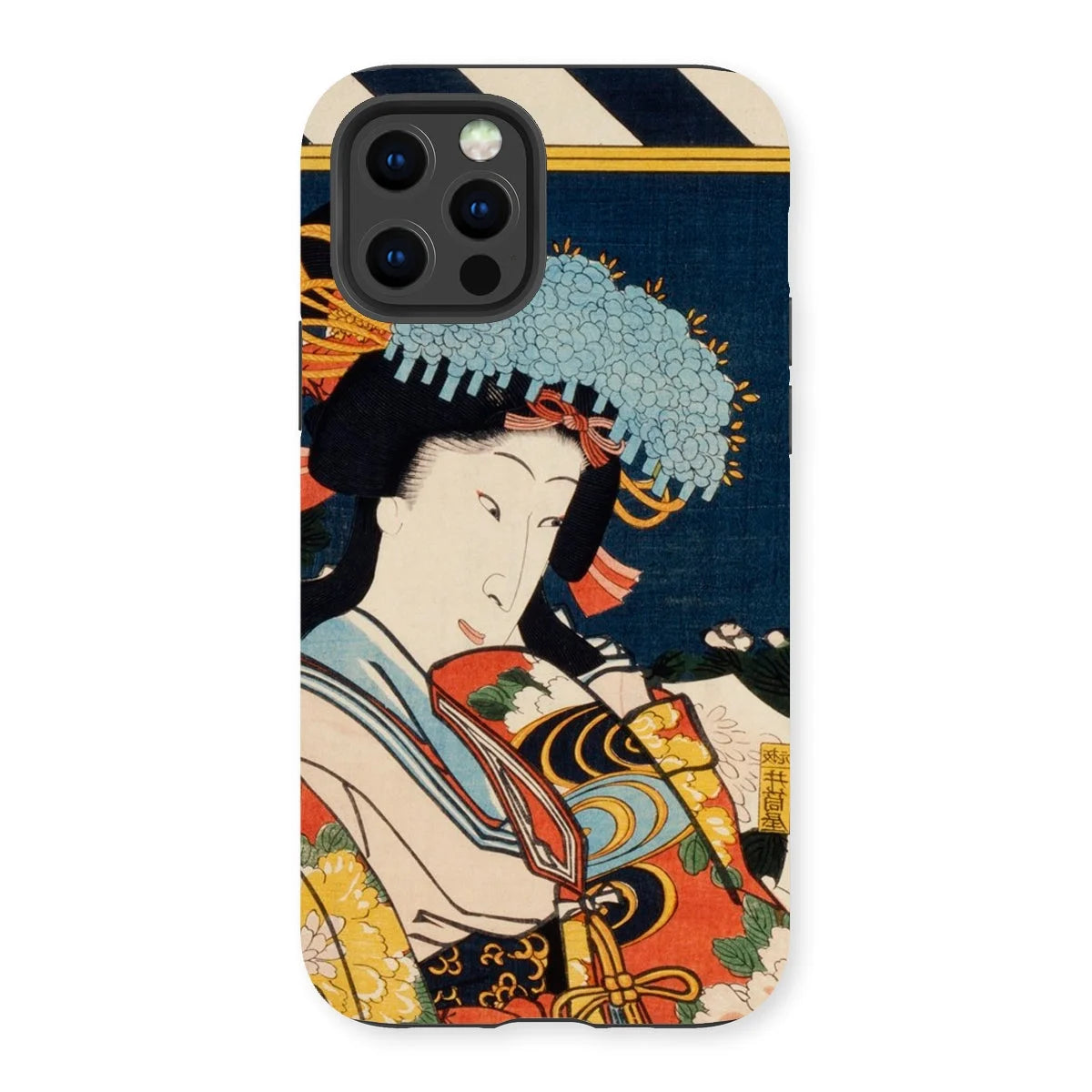 Noble Woman - Toyohara Kunichika Ukiyo-e Iphone Case 13 Pro / Gloss Mobile Phone Cases