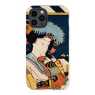 Noble Woman - Toyohara Kunichika Ukiyo-e Iphone Case 14 Pro / Gloss Mobile Phone Cases