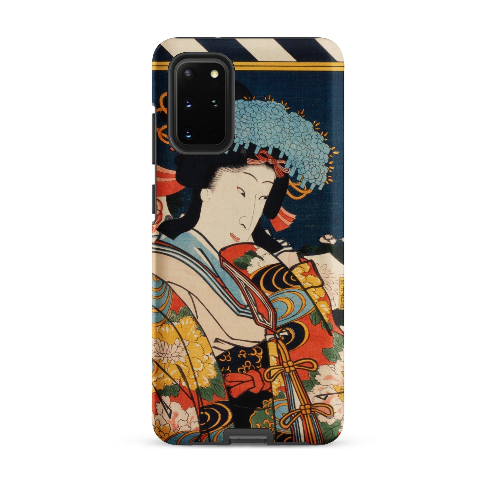 Noble Woman Toyohara Kunichika Ukiyo e Samsung Case, Galaxy S20 Plus / Matte, Smartphone Case Traditional Japanese Ukiyo Style Artwork Woman