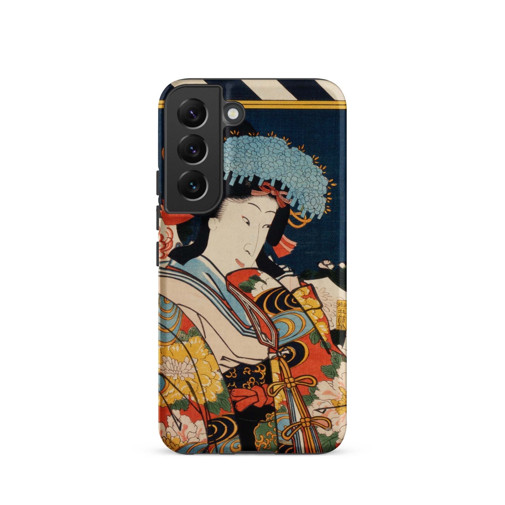 Noble Woman Toyohara Kunichika Ukiyo e Samsung Case, Galaxy S22 / Matte, Phone Case Traditional Japanese Ukiyo Style Illustration Woman