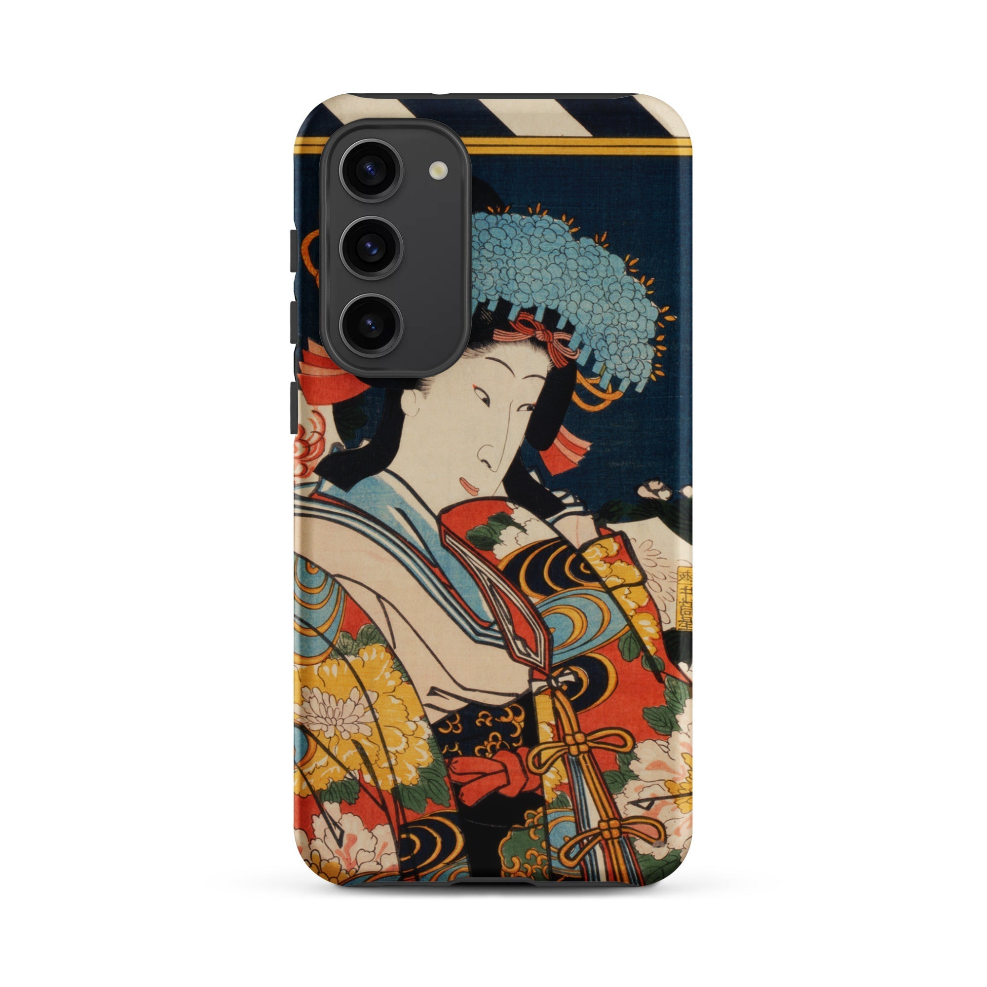 Noble Woman Toyohara Kunichika Ukiyo e Samsung Case, Galaxy S23 Plus / Matte, Phone Case Traditional Japanese Ukiyo Style Artwork Woman