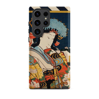 Noble Woman - Toyohara Kunichika Ukiyo-e Samsung Case, Galaxy S23 Ultra / Matte, Smartphone Case Traditional Japanese Ukiyo-e Style