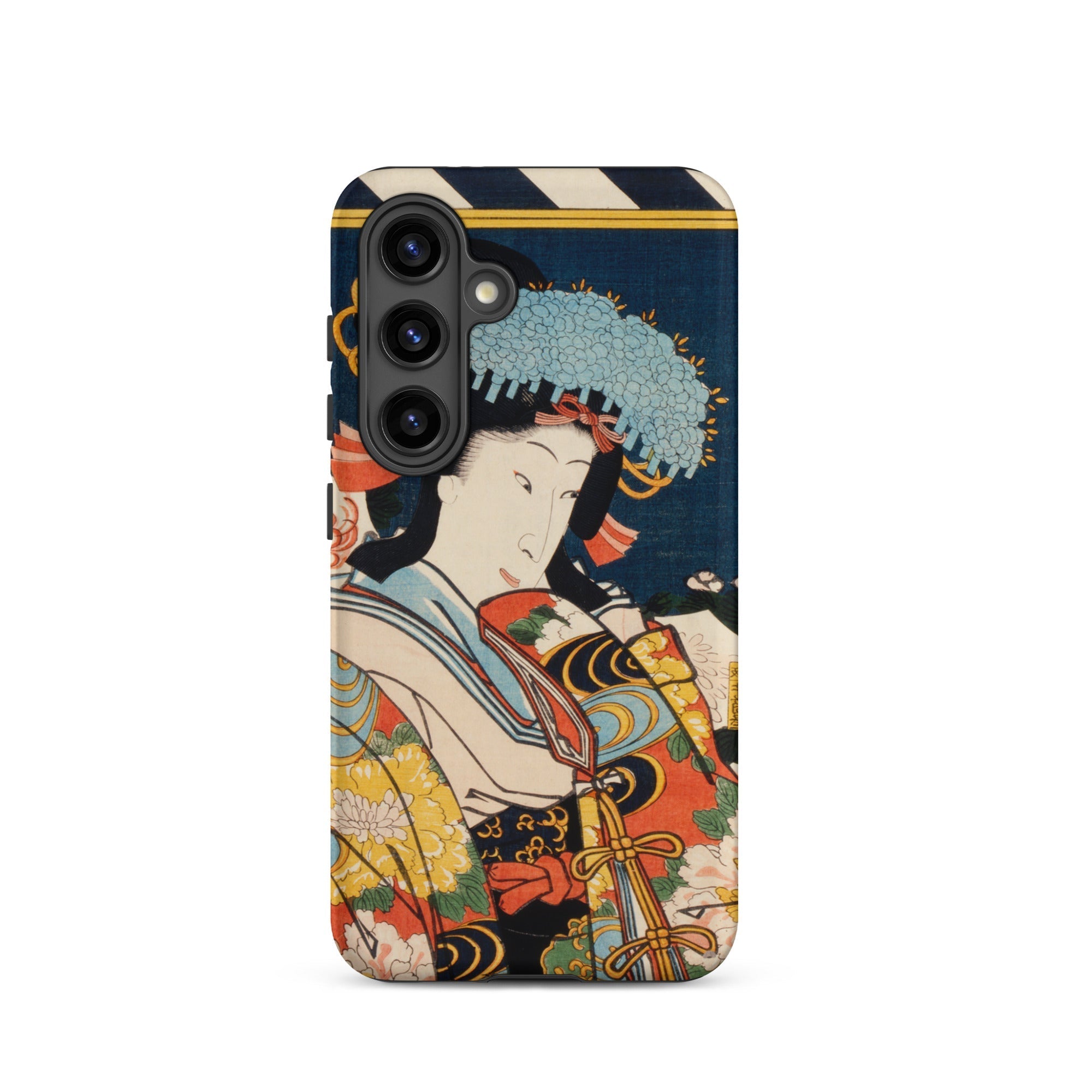 Noble Woman Toyohara Kunichika Ukiyo e Samsung Case, Galaxy S24 / Matte, Smartphone Case Traditional Japanese Ukiyo Art Print