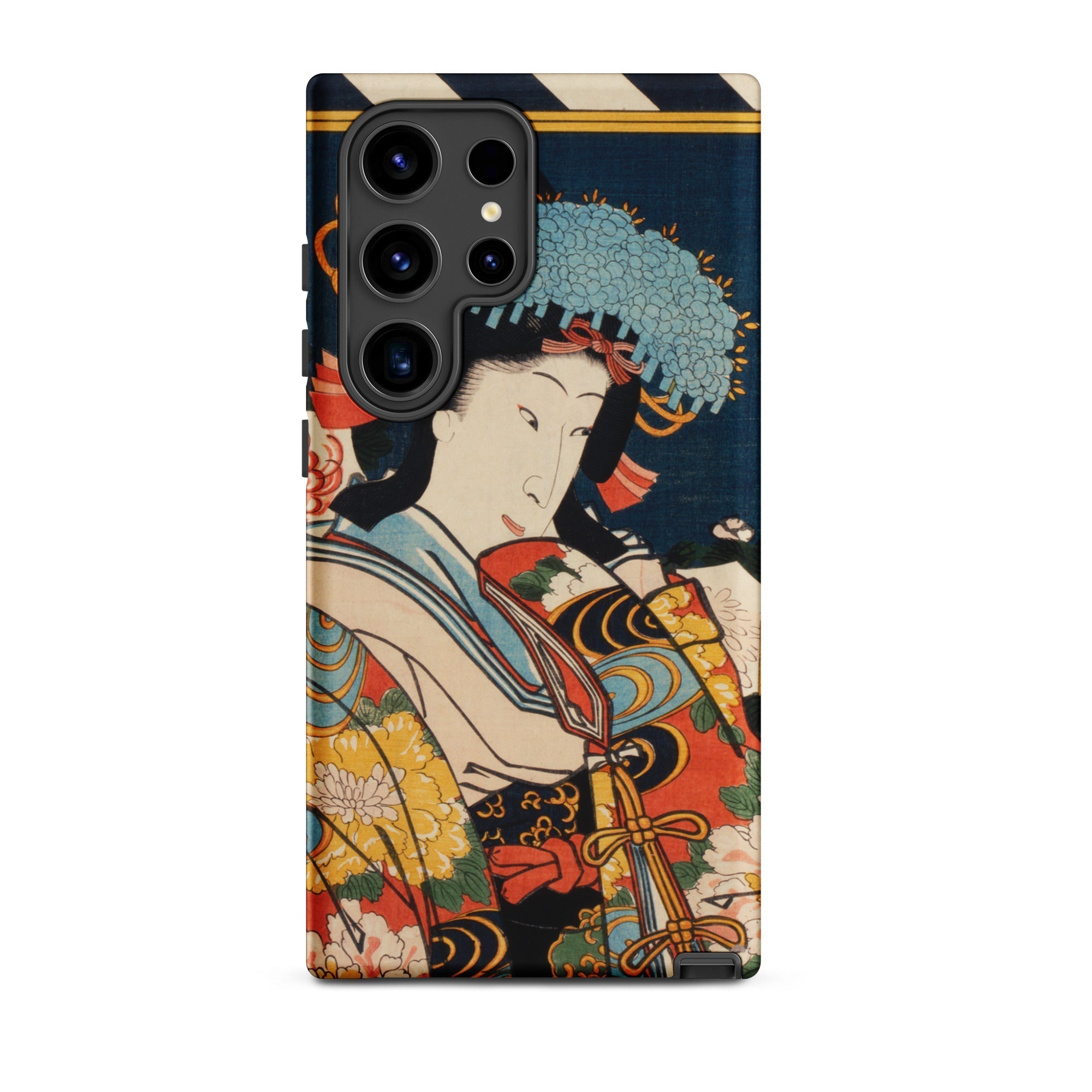 Noble Woman Toyohara Kunichika Ukiyo e Samsung Case, Galaxy S24 Ultra / Matte, Smartphone Case Intricate Japanese Ukiyo Style Illustration