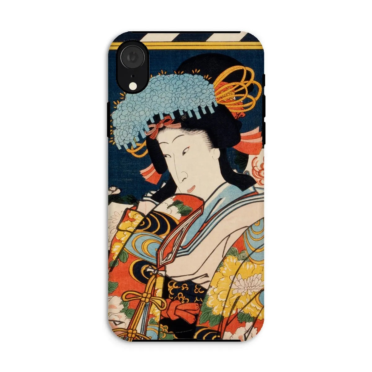 Noble Woman - Ukiyo-e Art Phone Case - Toyohara Kunichika - Iphone Xr / Matte - Mobile Phone Cases - Aesthetic Art