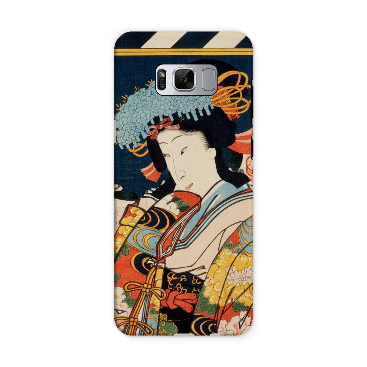 Noble Woman - Ukiyo-e Art Phone Case - Toyohara Kunichika - Samsung Galaxy S8 / Matte - Mobile Phone Cases - Aesthetic
